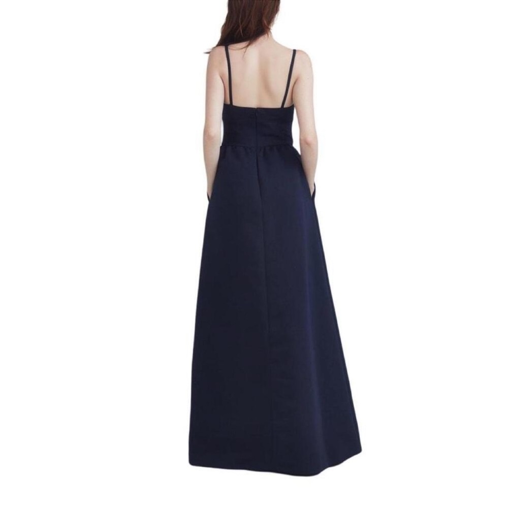 Amsale Ever Dress in Navy - Picture 2 of 4